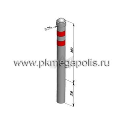 купить столбик парковочный бетонируемый АБ-76/1080 в Благовещенске